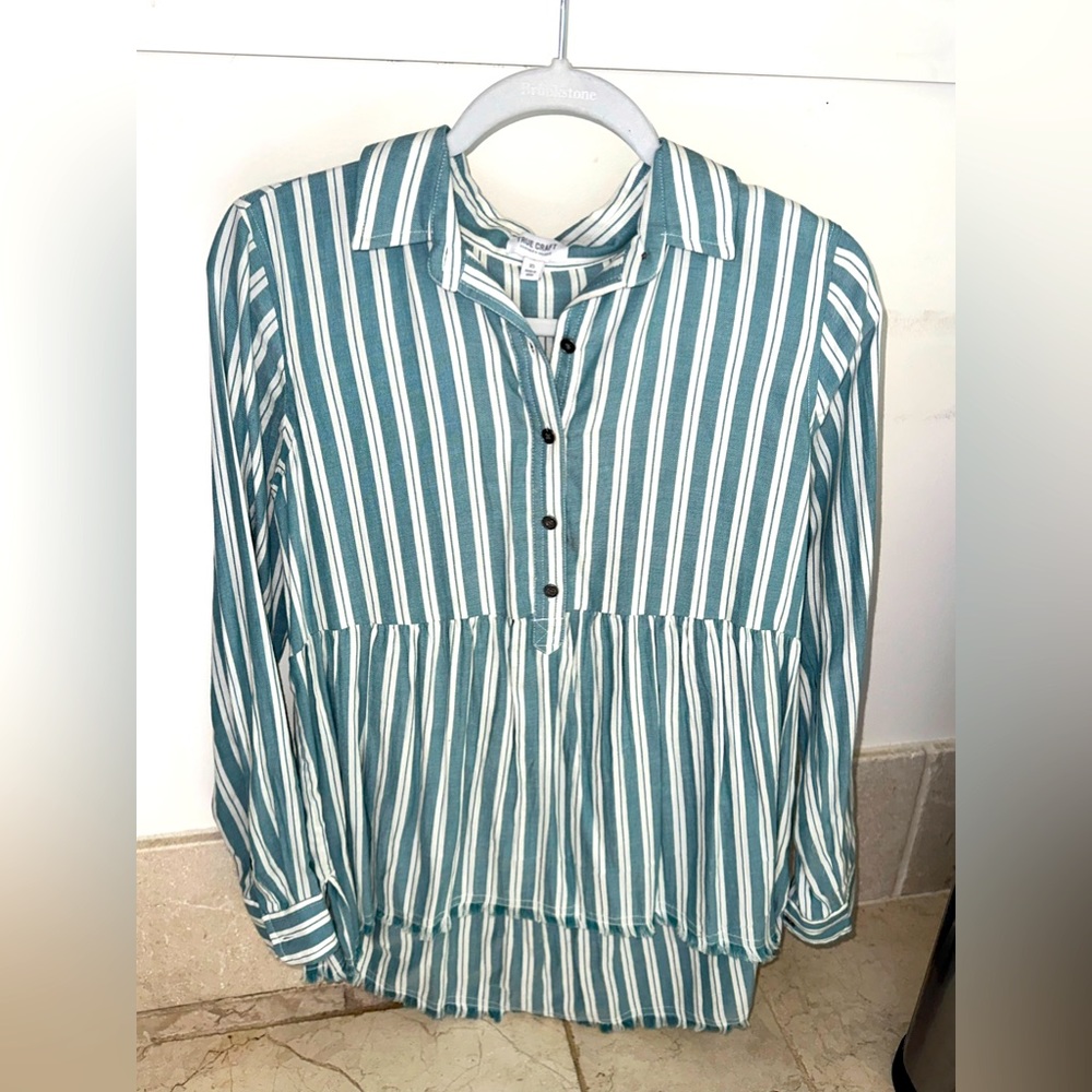 TRUE CRAFT BUTTON DOWN SHIRT- BRAND NEW!